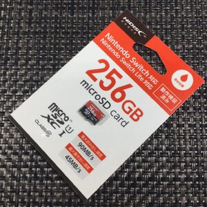 【未開封品/TO】HIDISC ハイディスク Nintendo Switch スイッチ対応 256GB micro SDXCカード HDMCSDX256GSW-WOA RS1117/0008-2