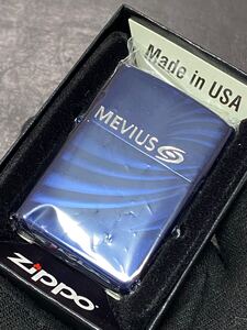 zippo メビウス オリジナルブルー 限定品 刻印プレート 希少モデル 2024年製 MEVIUS ケース 保証書付き