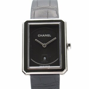 シャネル ボーイフレンド ブランドオフ CHANEL ステンレススチール 腕時計 SS/クロコ革 中古 レディース