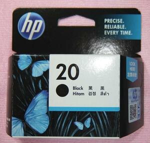 HP 純正 新品 インク 20 黒　消費期限 09/2014