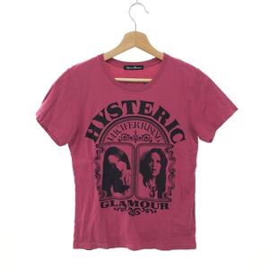 ◆HYSTERIC GLAMOUR ヒステリックグラマー ヒスガール Tシャツ サイズF◆ ピンク コットン レディース トップス