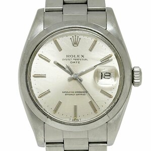 ROLEX ロレックス 1500 Oyster Perpetual Date オイスターパーペチュアルデイト シルバー 自動巻き J64365