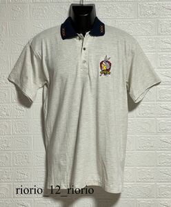 33　WARNER BROS　ワーナーブラザーズ　バックスバニー　ポロシャツ　刺繍　カジュアル　ゴルフ　