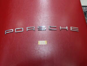 ポルシェ　純正　リアロゴエンブレム　K1080　送料370円　美品　カレラS　ターボS　４S　GTS　GT3　911