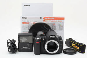 【動作品・美品】人気のカメラ ニコン NIKON D3000 ボディ 付属品多数