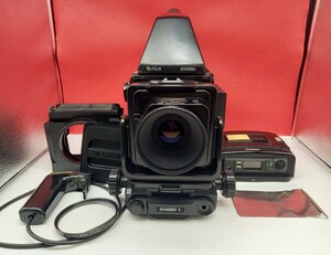 ■ FUJI GX680S ボディ EBC FUJINON GX 135/5.6 レンズ 通電確認済 現状品 中判カメラ BATTERY HOLDER 220 120 6×8 富士 フジフイルム