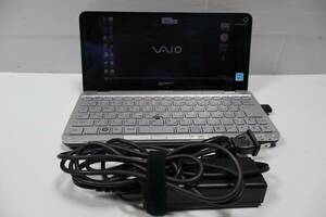 G2895 Y SONY ソニー ノートパソコン VAIO VGN-P90NS AtomZ540 1.86GHz メモリ2GB SSD128GB Windows Vista Business【アダプター付き】