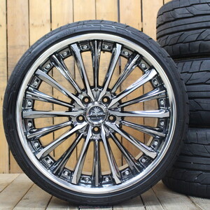 weds クレンツェ ヴィルハーム 3P 20インチ 8.5J / 9.5J ニットー 245/30R20 255/30R20 タイヤ ホイール 4本SET クラウン マークX IS GS