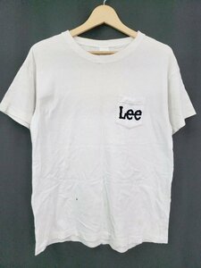 ◇ ⊂ Lee リー 半袖 Tシャツ カットソー サイズM ホワイト レディース メンズ P