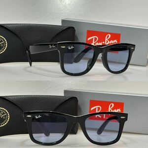 イタリア製 Ray-Ban WAYFARER RB2140-F 901/64 52□22 ブルーグレイレンズ レイバン ウェイファーラー フルフィットモデル