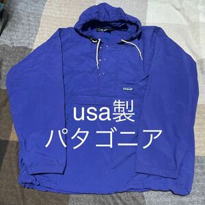 美品 USA製 vintage Patagonia パタゴニア バギーズ プルオーバー アノラック ナイロンジャケット サイズM アウトドア アノラック 90s 