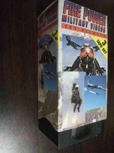 【VHS】 FIRE POWER MILITARY VIDEOS JET FIGHTER BOXセット