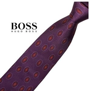 HUGO BOSS ネクタイ パターン柄 USED ヒューゴボス 中古 t194