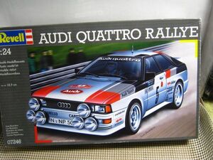 送料660円●現状 プラモデル 未組立品●レベル 1/24●アウディ クアトロ ラリー●AUDI QUATTRO