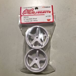 N-Type Drift Wheel Traction/＋6/White GD046 ドリフト ラジコン ホワイト