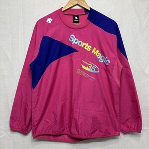 DESCENTE デサント 長袖 ロング ピステ ジャケット ウィンド ブレーカー S ピンク スポーツ トレーニング ウェア メンズ b19027