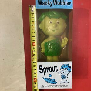 新品 Wacky Wobber リトルグリーンスプラウト首振り人形 ボビングヘッド ファンコ フリーホイーラーズ マッコイ 東洋 不二家 ペコちゃん 