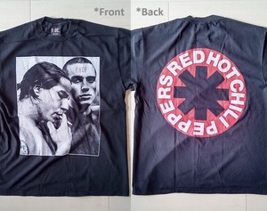 ★［ XL ］RED HOT CHILI PEPPERS RHCP レッドホットチリペッパーズ レッチリ バンド ビンテージスタイル プリントTシャツ *BIO 新品