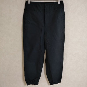 MHL. ORGANIC COTTON GABARDINE 595-3243501 サイズ0 チノパンツ 2023 ブラック エムエイチエル 4-0606G 237610