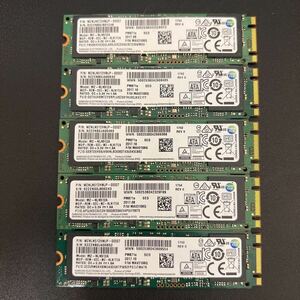 中古SSD SAMSUNG 512GB M.2 5枚セット 送料無料