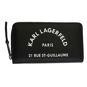 カールラガーフェルド 財布 レディース KARL LAGERFELD 二つ折り財布 RUE ST-GUILLAUME ミディアム ジップウォレット 201W3227