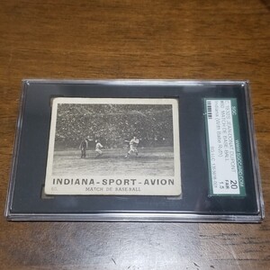 1935/36 JEAN DONAT DUPONT Indiana-Sport-Avion Babe Ruth 日米野球 カード ベーブ・ルース (検)ブロマイド メンコ 王貞治 大谷翔平