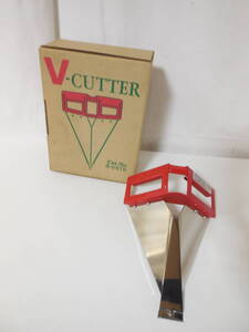 □未使用品　 新考社　鉄Vカッター　V-cutter s-0072　一斗缶切り