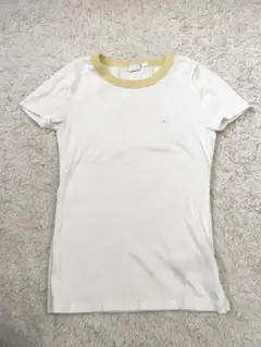 GAP リブTシャツ イエロー ブラナンベア