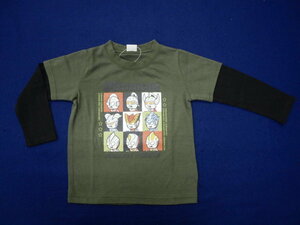 新品　110　パンソンウルトラ　長袖Ｔシャツ　カーキ　レターパック発送（代引き不可）FR9144