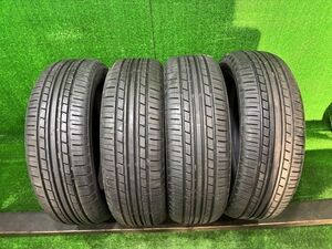 18年製　イボあり　ヨコハマ　ECOS　ES31　185/60R15　4本　サマータイヤ　深溝　フィット