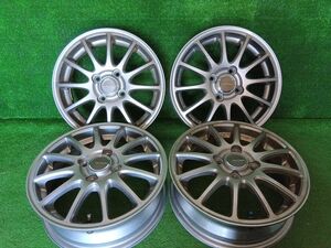 BRIDGESTONE ECOFORME 14x4.5 4穴 PCD100 ホイールのみ4本 ① 売切!!