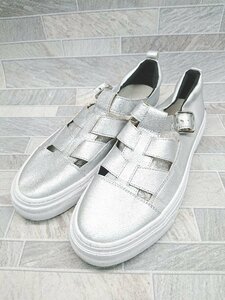 ◇ SLACK FOOTWEAR スラックフットウェア カジュアル アウトドア サンダル サイズ28.0cm シルバー メンズ P