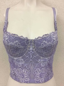 ★美品★マルコ 補正下着 ロングブラジャー MY MODE マイモード パープル 紫 大きいサイズ 着痩せ 矯正下着 補整下着 №33