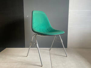 [7661B] Herman Miller Side shell chair FRP スタッキング ベース イームズ Charles Ray Eames ヴィンテージ サイドシェルチェア ナロー
