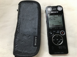 SONY ソニー ICレコーダー ICD-SX1000 リニアPCM録音 内蔵メモリー16GB ハイレゾ音源再生 専用ソフトケース付き