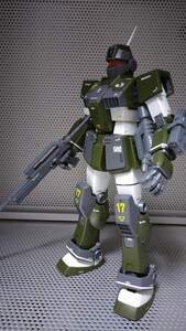 プレバン　マスターグレード　RGM-79SC　ジム・スナイパーカスタム（テネス・Ａ・ユング機）中古完成品 MG