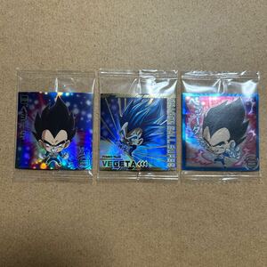 ドラゴンボール ウエハース シール 超戦士シールウエハース超　ベジータ DBR 超11-16 ベジータ GR 超11-02 ベジータ GR 超11-18