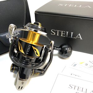 K シマノ 19 ステラSW 8000HG スピニングリール PE専用 03965 箱 ソフトケース 説明書|SHIMANO STELLA 日本製 Made in JAPAN