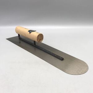 【新品 未使用品】 鹿 最高級 本職用 本焼 土間鏝 450mm 左官鏝 左官コテ 左官 大工 道具 壁塗り 日本製 職人 コンクリート おすすめ