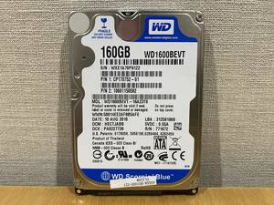 Western Digital WD1600BEVT 160GB HDD 2.5inch