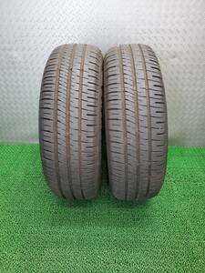 ◆DUNLOP ENASAVE EC204(溝良好)◆185/60R15◆2022年制◆2本◆管理№H31