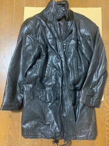 売り切り　BACレザーコート　革ジャケット　Sサイズ　MADE　in KOREA