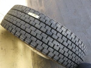 r683-63 ★ 中古 スタッドレスタイヤ 225/80R17.5 123/122L ダンロップ SP001 2023年製造 トラック タイヤ ホイール 2-0