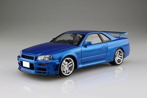 10月再入荷予定 アオシマ 1/24 頭文字D イニシャルD No.09 星野 好造 BNR34 スカイラインGT-R プラモデル　送料無料