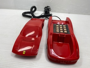 【中古品】絶版希少品 ユピテル フェラーリ テスタロッサ 512TR 電話機 動作確認済み ○YR-18090○