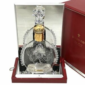 仙19【空瓶】REMY MARTIN レミーマルタン LOUIS XIII ルイ13世 空き瓶 BACCARAT バカラ クリスタル 替栓 鏡面化粧箱付き ※中身無し