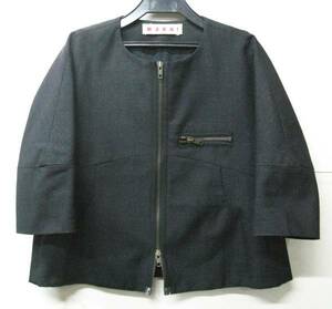 マルニ MARNI：ダブルジップ ウール ジャケット MARNI Wool Zip jacket