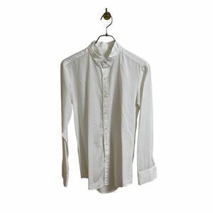 【エヌハリウッド N.HOOLYWOOD 初期 ドレスシャツ 白シャツ 長袖シャツ COTTON SHIRT メンズS ミスターハリウッド 327pieces 日本製】