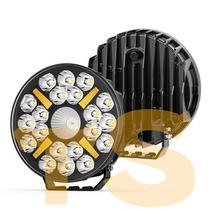 95W スポット/広角ライト LED ワークライト ホワイト アンバー ジープ タコマ ジムニー 2個 デイライト 新発売 9インチ 作業灯