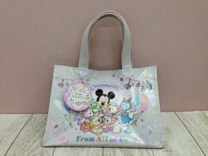 ◇ディズニー 《未使用品》TDS TDR40周年 フロムオールオブアス トートバッグ ミッキー ダッフィー＆フレンズ 7L103 【80】